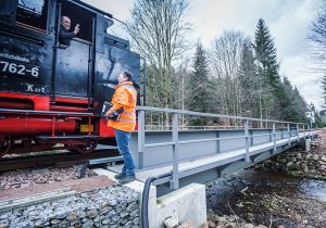 Mirko Froß, Eisenbahnbetriebsleiter bei der Sächsischen Dampfeisenbahngesellschaft (SDG)